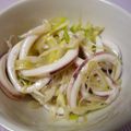 食パンダ's cooksnap of when they made ウメ～！ねぎイカ.