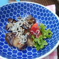 もりあん農園's cooksnap of when they made 茄子としらすのさっぱり和え.