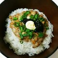 miiiko711's cooksnap of when they made ★納豆海苔バターご飯★.