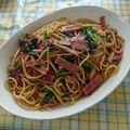 ラリー＆サラ's cooksnap of when they made お家にある食材で…★簡単★和風パスタ★.