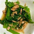nao1019817's cooksnap of when they made レンジで小松菜とツナの和物.