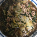 eyualovejj's cooksnap of when they made 簡単！　ニラ　白菜　豚バラの　炒め煮♪　.