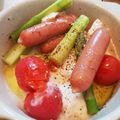 はにーくろーばー's cooksnap of when they made シャウエッセンの3分ぐつぐつシャウチーズ.