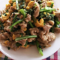 ゆきネー's cooksnap of when they made 豚肉と小松菜と卵の甘炒め.