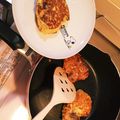 るるまぬ's cooksnap of when they made ヘルシー！ぶり豆腐ハンバーグ.