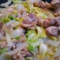はる坊ちゃん's cooksnap of when they made 鶏肉と新玉ねぎと春キャベツの味噌炒め.