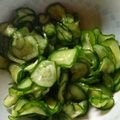 あみ★まりん's cooksnap of when they made らっきょう酢できゅうりの簡単浅漬け.