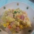 クックRDZ34W☆'s cooksnap of when they made 簡単レンジで‼さつまいものポテサラ.