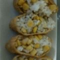 ma___111's cooksnap of when they made ＊コーンマヨご飯のオープンいなり＊.