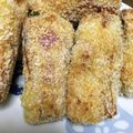 ckhkmb15's cooksnap of when they made 揚げない竹輪フライ＊マヨポテトはさみ.