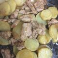 H♡S's cooksnap of when they made 新じゃが炒めの豚肉甘辛煮のせ.
