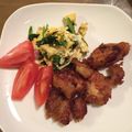 konkon8's cooksnap of when they made 揚げない米粉の唐揚げ.