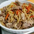 mamajiro's cooksnap of when they made 大根と人参の皮だけキンピラ.