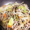 momoshu's cooksnap of when they made 味付けに塩コンブ☆野菜炒め.