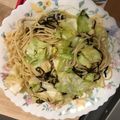 Leona0727's cooksnap of when they made 春キャベツと塩昆布の超節約オイルパスタ♪.