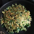 茄子母's cooksnap of when they made 小松菜とあさりのチヂミ.