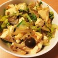 mfmf508's cooksnap of when they made ３月２５日晩飯【豆腐の野菜炒め丼】.