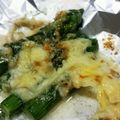 ともユメ's cooksnap of when they made アスパラガスの味噌マヨチーズ焼き.