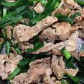 あっきぃの好奇心's cooksnap of when they made 豚こまとニラの塩炒め.