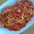 マリじゃん's cooksnap of when they made たまねぎのトマトソースパスタ.
