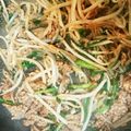 ぱにぱる's cooksnap of when they made もやし＆にら＆ひき肉炒め.
