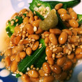 みいなお。's cooksnap of when they made 簡単小鉢♪オクラと納豆の柚子胡椒和え.