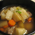 風の町のＰｅｃｏ's cooksnap of when they made 宮城の人も大好き♪山形風いも煮汁♡.