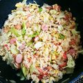 えま＊'s cooksnap of when they made 旨々♪レタスとベーコンの香味チャーハン.