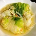 うーにゃん氏's cooksnap of when they made きのこのとろとろロール白菜スープ.