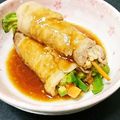 kskmama☆'s cooksnap of when they made 豚コマ消費!!野菜巻きプルコギ味.