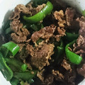 tsuyochan's cooksnap of when they made ピーマンと牛肉のしょうが炒め.