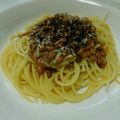 ためちゃん☆★'s cooksnap of when they made 納豆梅しらすのパスタ.