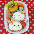 ほた☆ほた☆'s cooksnap of when they made キャラ弁＊簡単♪俵形おにぎりうさぎちゃん.