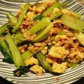 BJ88's cooksnap of when they made 小松菜とツナの卵炒め.
