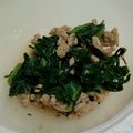 クック1L6OF8☆'s cooksnap of when they made 保育園の小松菜のりのり炒め.