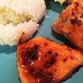ochoa's cooksnap of when they made カナダより♪サーモンのメープル焼き弁当.