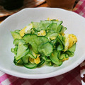 しょみ一's cooksnap of when they made きゅうりと卵炒め(黄瓜炒鸡蛋).