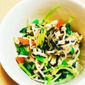 クックHP3IF0☆'s cooksnap of when they made 豆苗とにんじんのごま酢あえ.