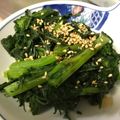 トラととら's cooksnap of when they made 大人の味☆春菊のごまあえ.