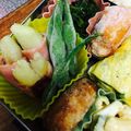 ｱｲﾊﾅ's cooksnap of when they made 簡単★じゃが芋のベーコン巻き★お弁当.
