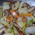まさとけん's cooksnap of when they made 豚肉と白菜の中華炒め.