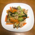 くまぽむぽむ's cooksnap of when they made 豚と青梗菜と人参のあんかけ中華炒め.