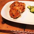陸ﾏﾏ's cooksnap of when they made 鶏ひき肉とひじきのつくね焼き.