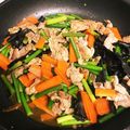 ひでかずそる's cooksnap of when they made にんにくの芽と豚肉のスタミナ甘辛炒め♪.