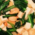 めぐみかえる's cooksnap of when they made シンプル美味しい！エビと豆腐の塩炒め！.