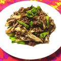 ゆにこーん☆'s cooksnap of when they made 菜の花と豚ひき肉の味噌炒め♪.