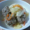シロぶぅ's cooksnap of when they made キャベツと豚挽肉ミートボールのスープ煮.