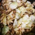 広瀬♡未来's cooksnap of when they made 簡単！キャベツとしめじのにんにく醤油炒め.
