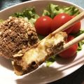 がん妻's cooksnap of when they made ハヤシをリメイク　揚げない焼きコロッケ.