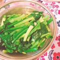 ♡ＭＡＮＡ♡'s cooksnap of when they made レンジでおひたし、ほうれん草.